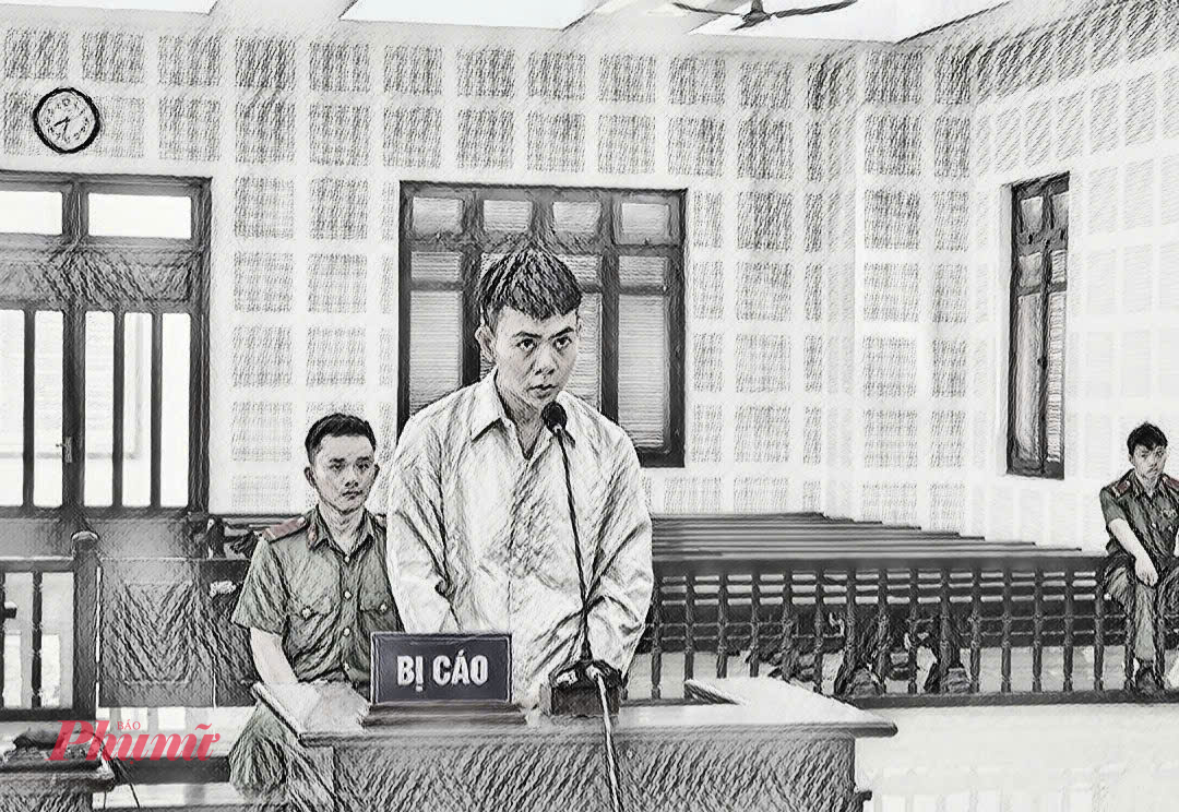 Bị cáo Phùng Văn Quyết tại toà