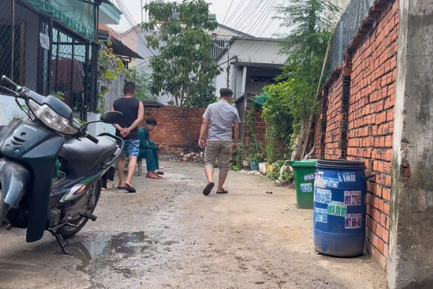 Khu vực dẫn vào vụ cháy. Ảnh: A.X.