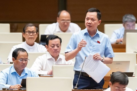 ĐBQH Trịnh Xuân An đề nghị người có trình độ, hiểu biết mới được quảng cáo - ảnh: Media Quốc hội