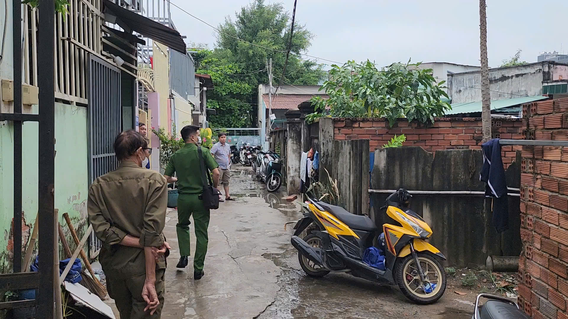 Hiện trường vụ cháy khiến 2 người tử vong. Ảnh: M.H