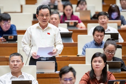 ĐBQH Hoàng Văn Cường nêu bất cập khi tính thuế thu nhập doanh nghiệp với cơ sở giáo dục, y tế công lập tự chủ