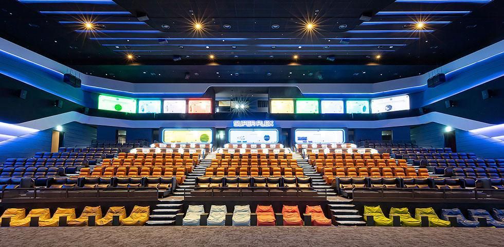 Rạp chiếu phim Super Plex trong chuỗi rạp chiếu phim phức hợp Lotte Cultureworks Chi nhánh Lotte World Tower & Mall của Lotte Cinema tại Seoul. Ảnh: Lotte Cultureworks