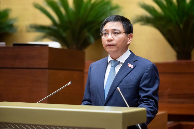 Bộ trưởng Bộ Tài chính Nguyễn Văn Thắng - ảnh: Media Quốc hội