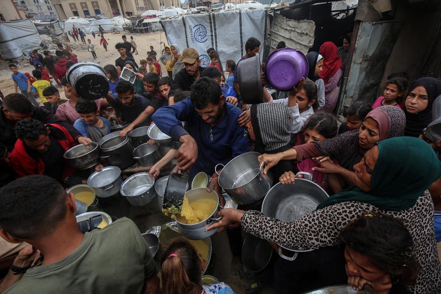 Liên hiệp quốc gặp khó trong vấn đề viện trợ nhân đạo cho người dân Gaza do lênhk phong tỏa kéo dài - Ảnh: THX