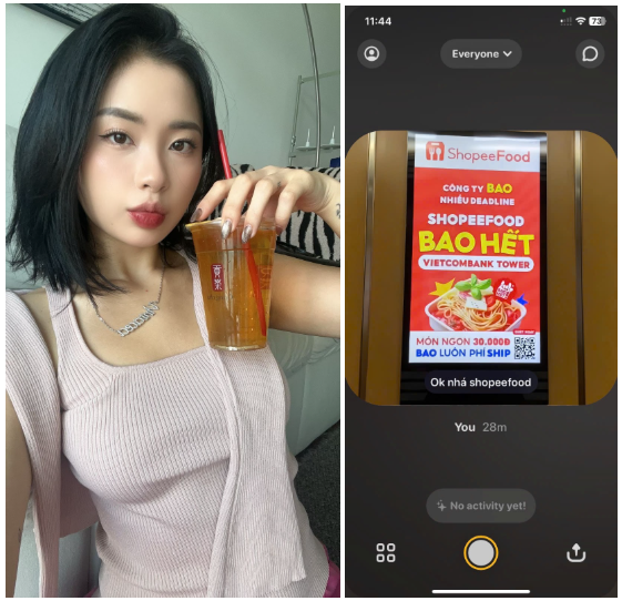 Tình cờ “lụm được bí kíp”, cô bạn Thu Giang nạp ngay năng lượng buổi sáng bằng một ly Gong Cha với giá chỉ 30.000 đồng bao gồm cả phí vận chuyển trên tính năng “Ăn Ngon Rẻ” - Ảnh: ShopeeFood