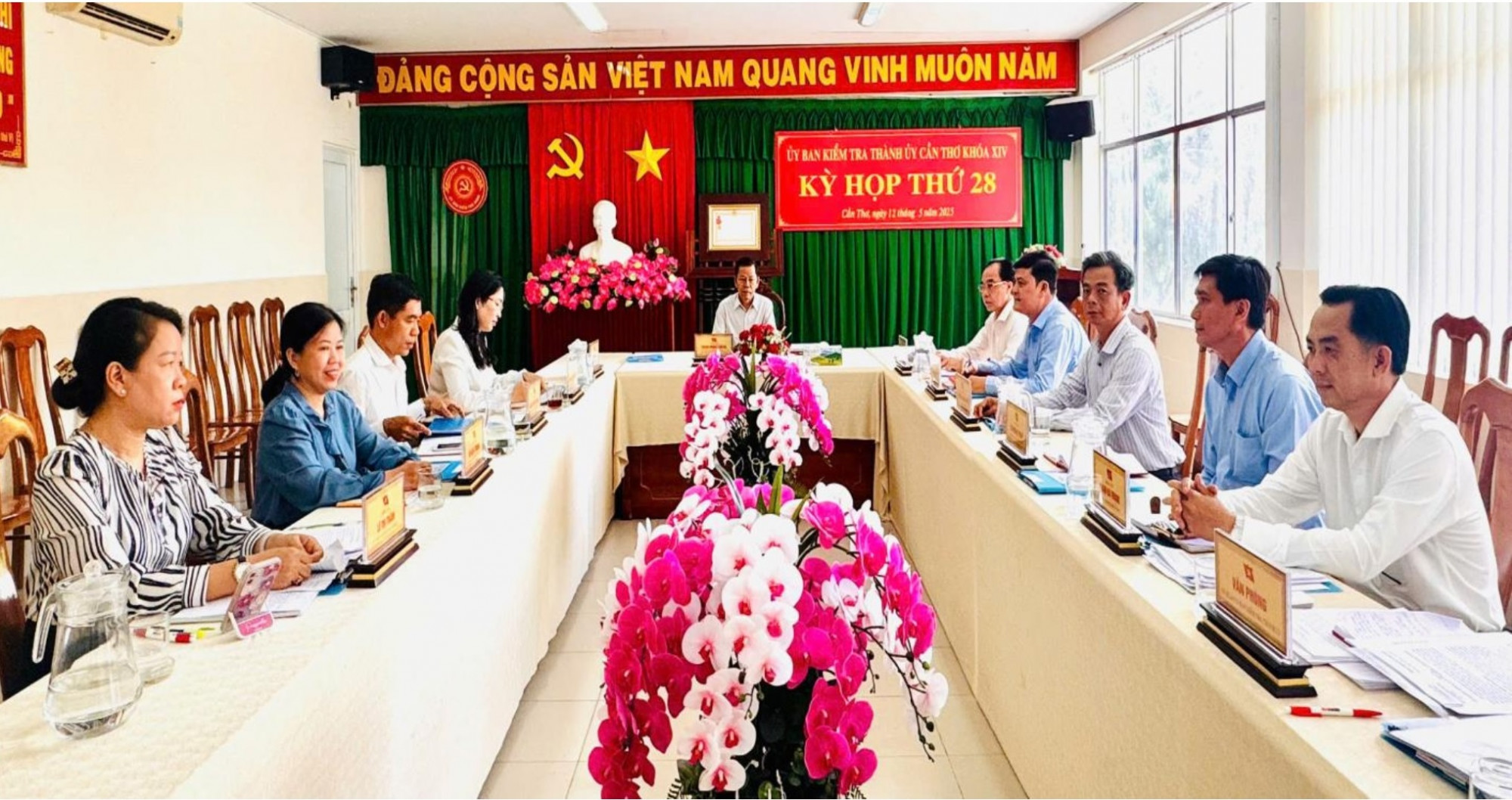 Kỳ họp thứ 28 của Uỷ ban Kiểm tra Thành ủy Cần Thơ. Ảnh: Thành ủy Cần Thơ