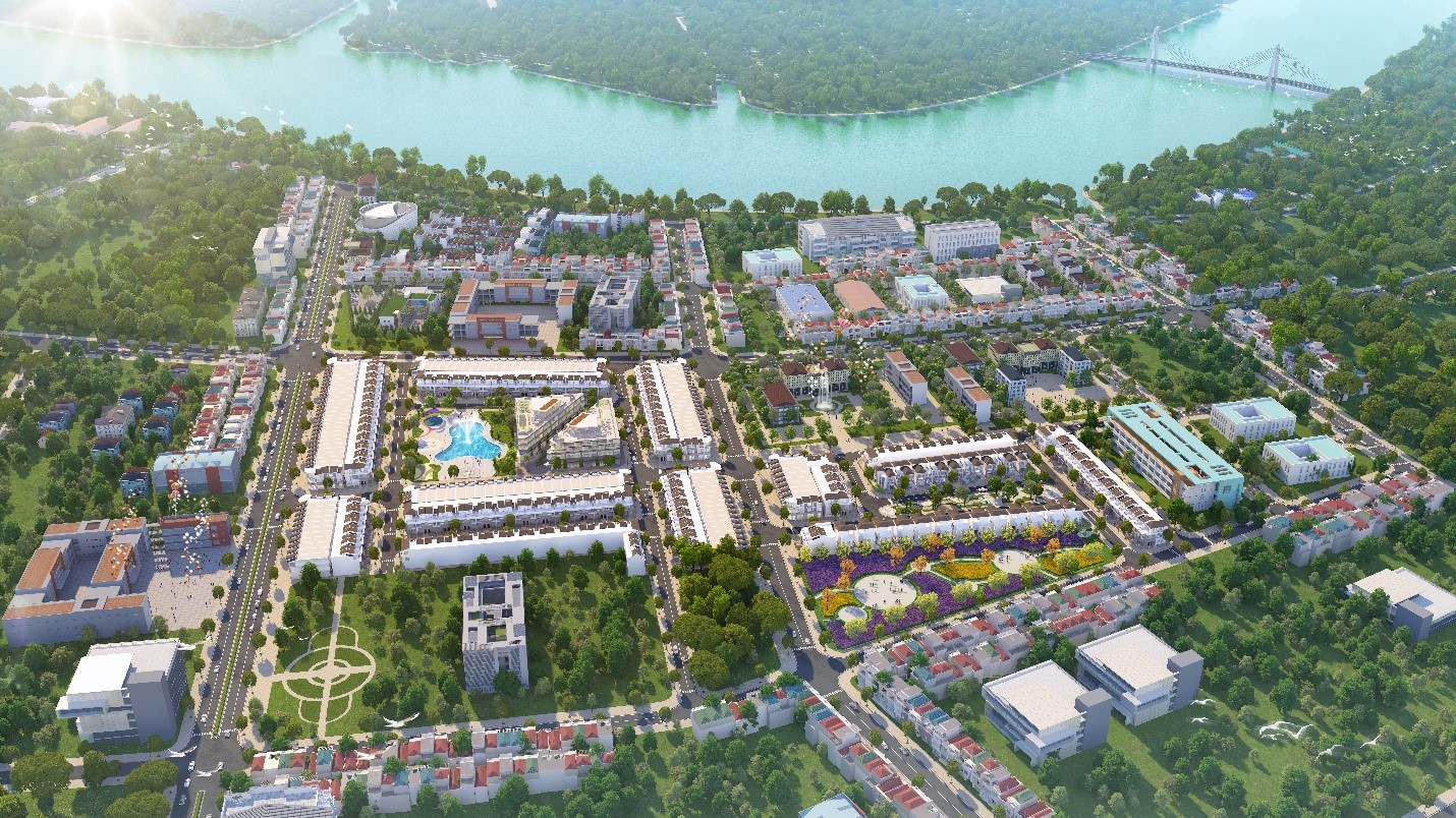 Khu đô thị ROX Living Đông Hải với tổng diện tích 9,6ha cùng 350 sản phẩm