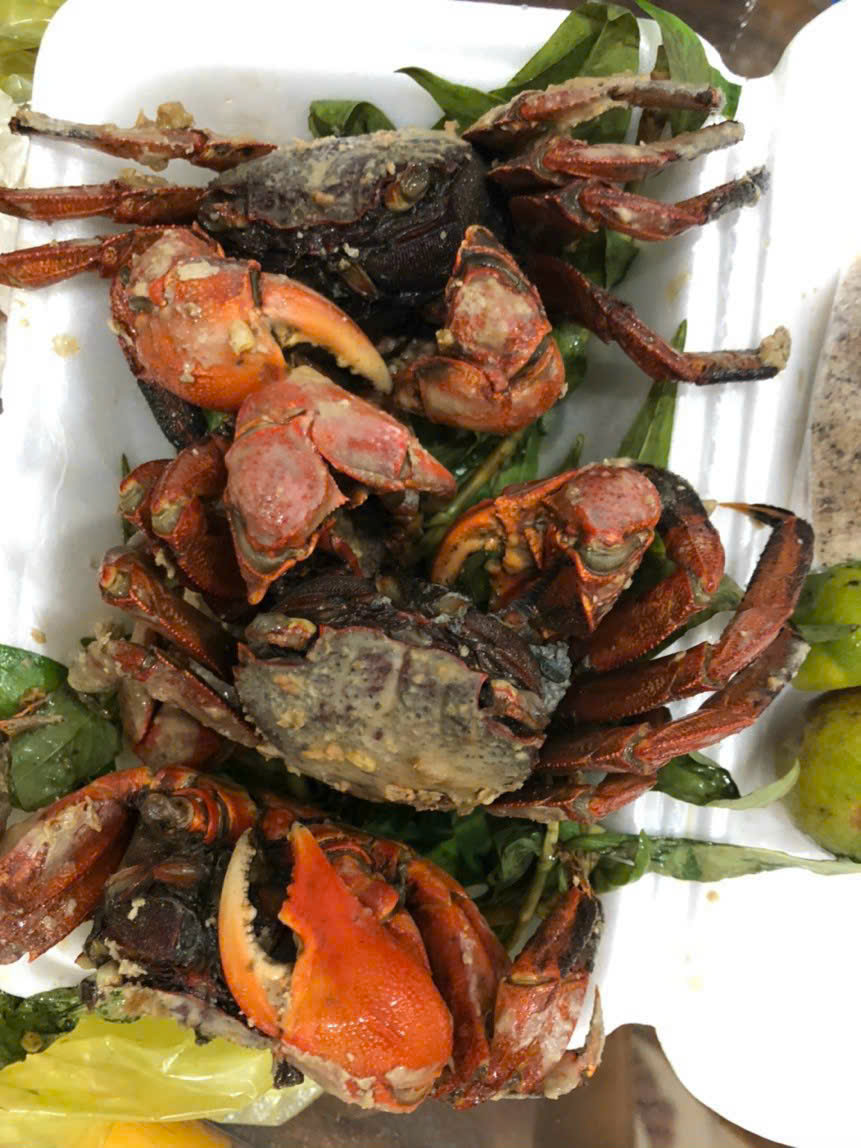 Những con ba khía vàng ruộm, thịt dai ngon, mang hương vị tự nhiên. Ảnh: Trinh Huỳnh