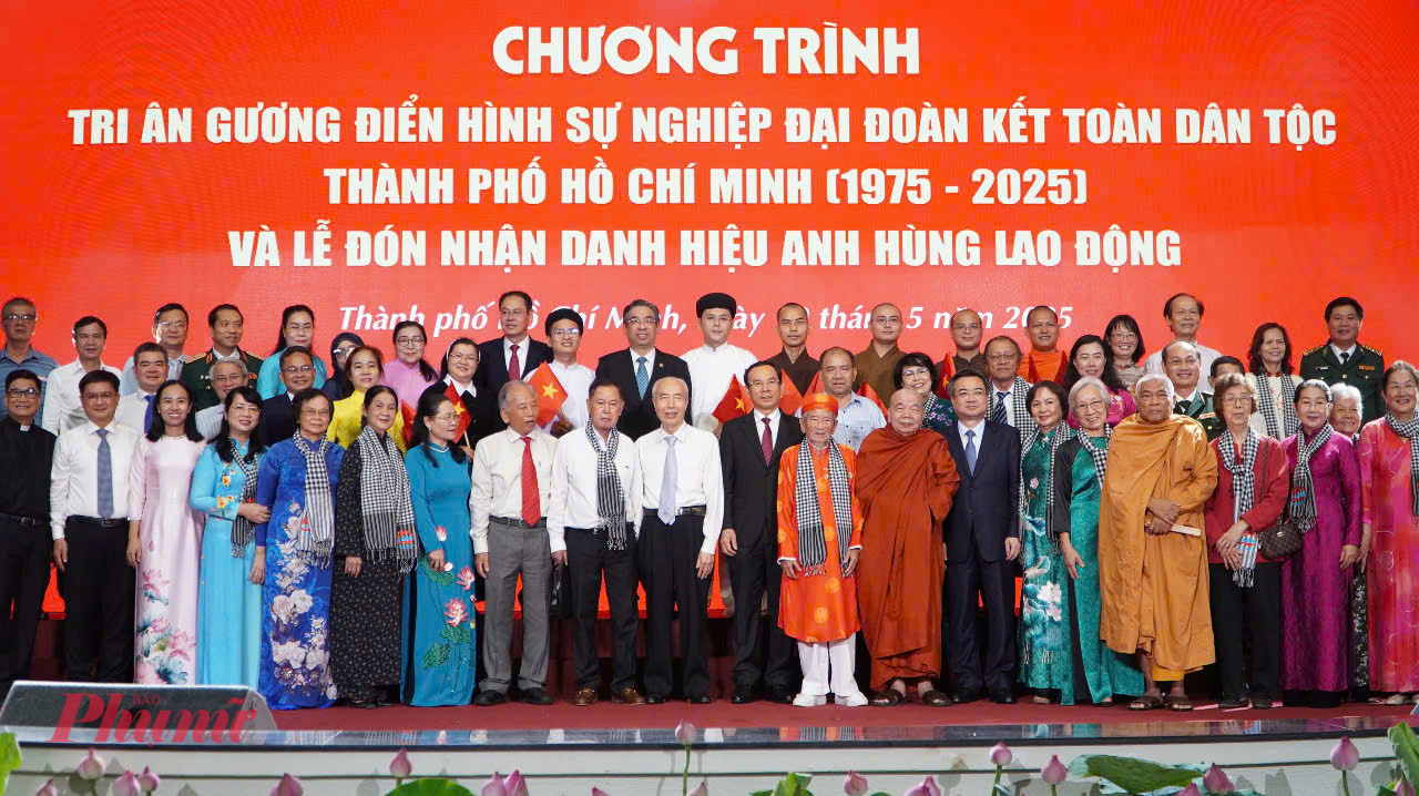 MTTQ Việt Nam TPHCM Tri ân Gương điển hình sự nghiệp đại đoàn kết toàn dân tộc TPHCM (1975 - 2025)