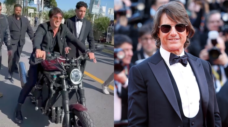 Năm nay Tom Cruise đến trên chiếc xe mô tô 