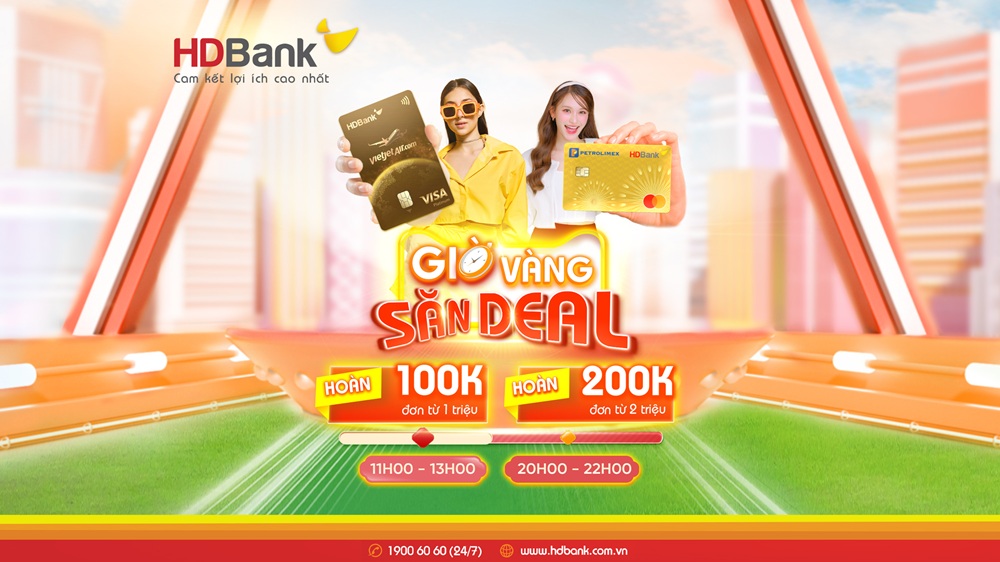 Chi tiêu thông minh - Nhận hoàn tiền cực đỉnh - Ảnh: HDBank