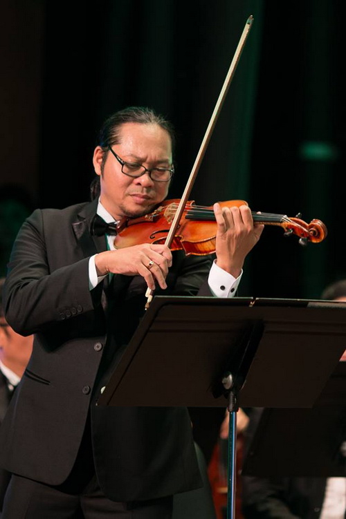 Nghệ sĩ violin Tăng Thành Nam - Ảnh: HBSO.