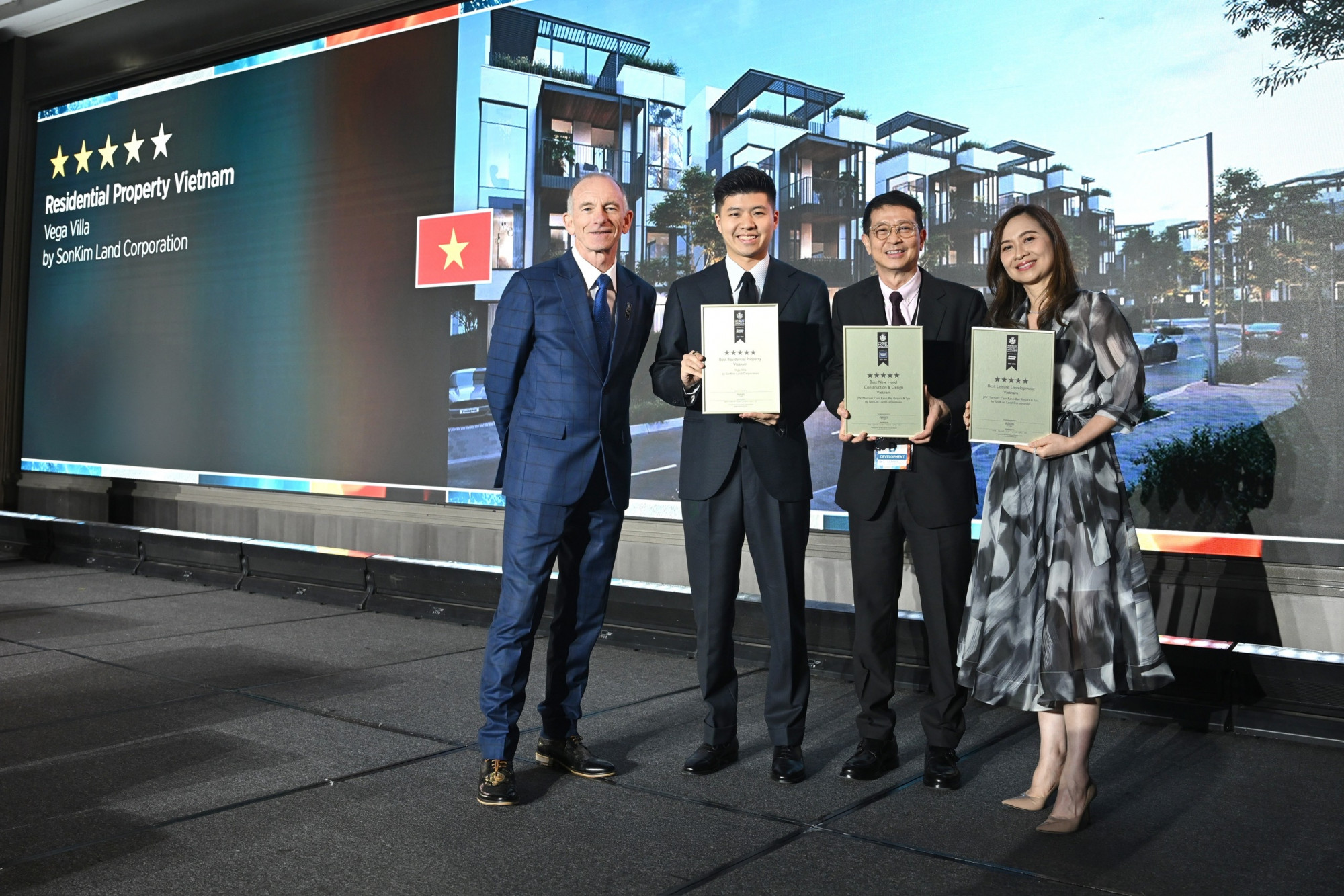 SonKim Land được vinh danh với 5 giải thưởng tại Asia Pacific Property Awards 2025 - Ảnh: SonKim Land