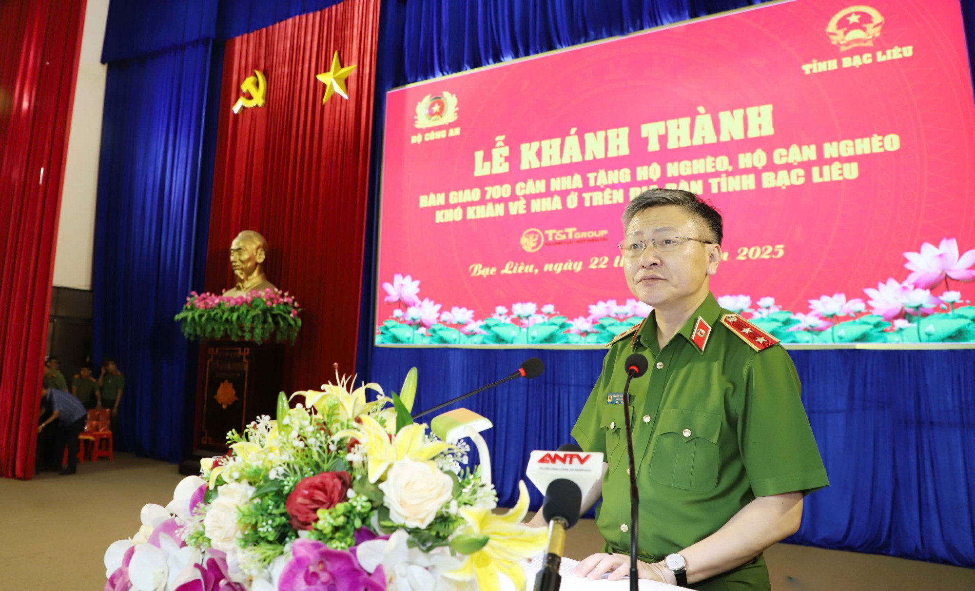 Thứ trưởng Nguyễn Ngọc Lâm phát biểu tại buổi lễ.