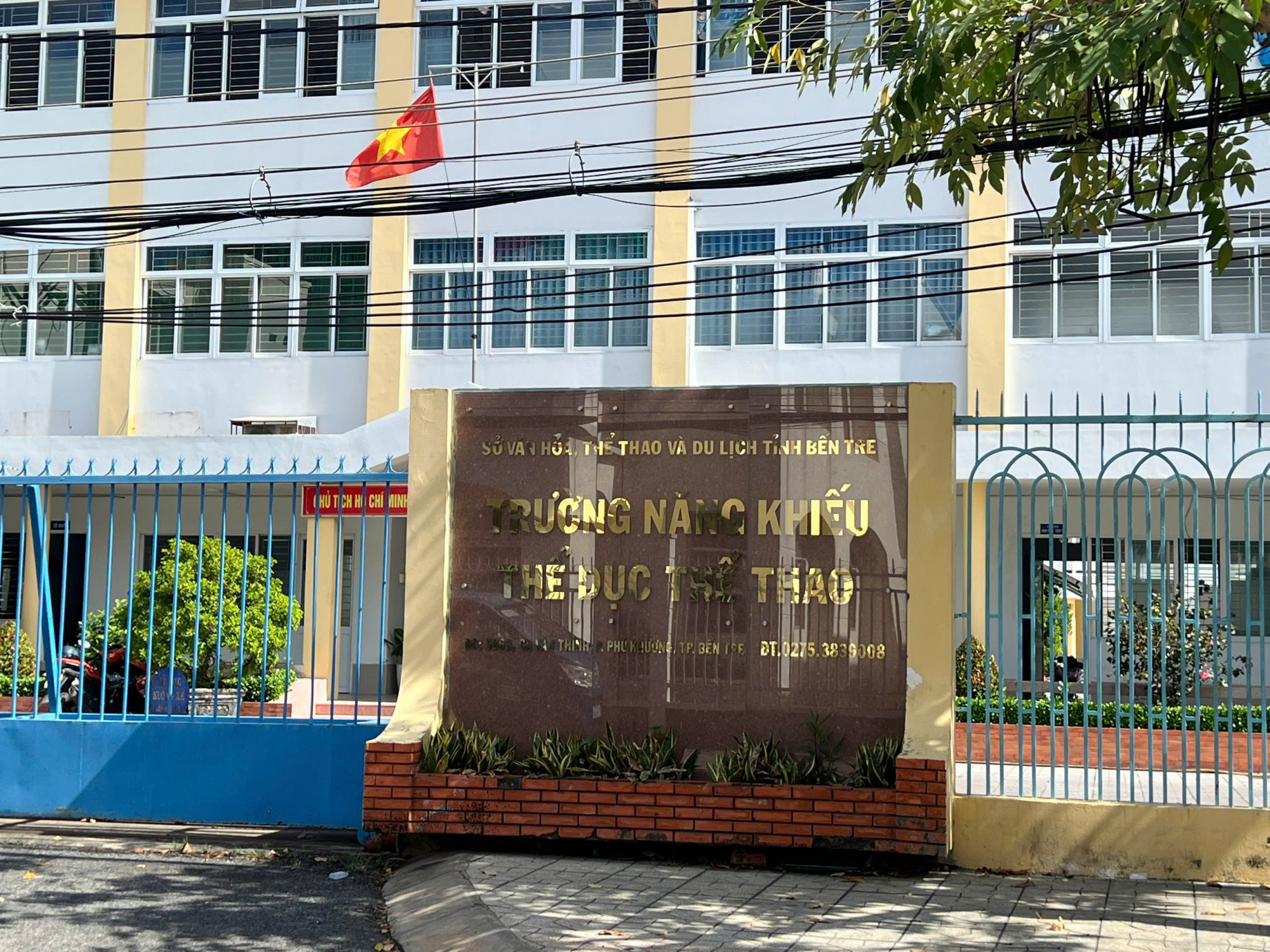 Trường Năng khiếu Thể dục thể thao tỉnh Bến Tre. Ảnh: Bình Thới