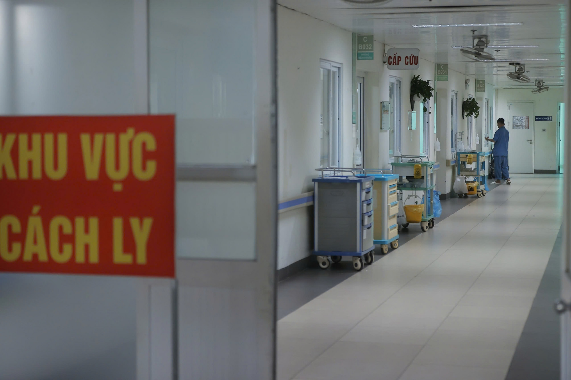Khu vực cách ly điều trị bệnh truyền nhiễm tại Bệnh viện Thanh Nhàn - ảnh: BVCC