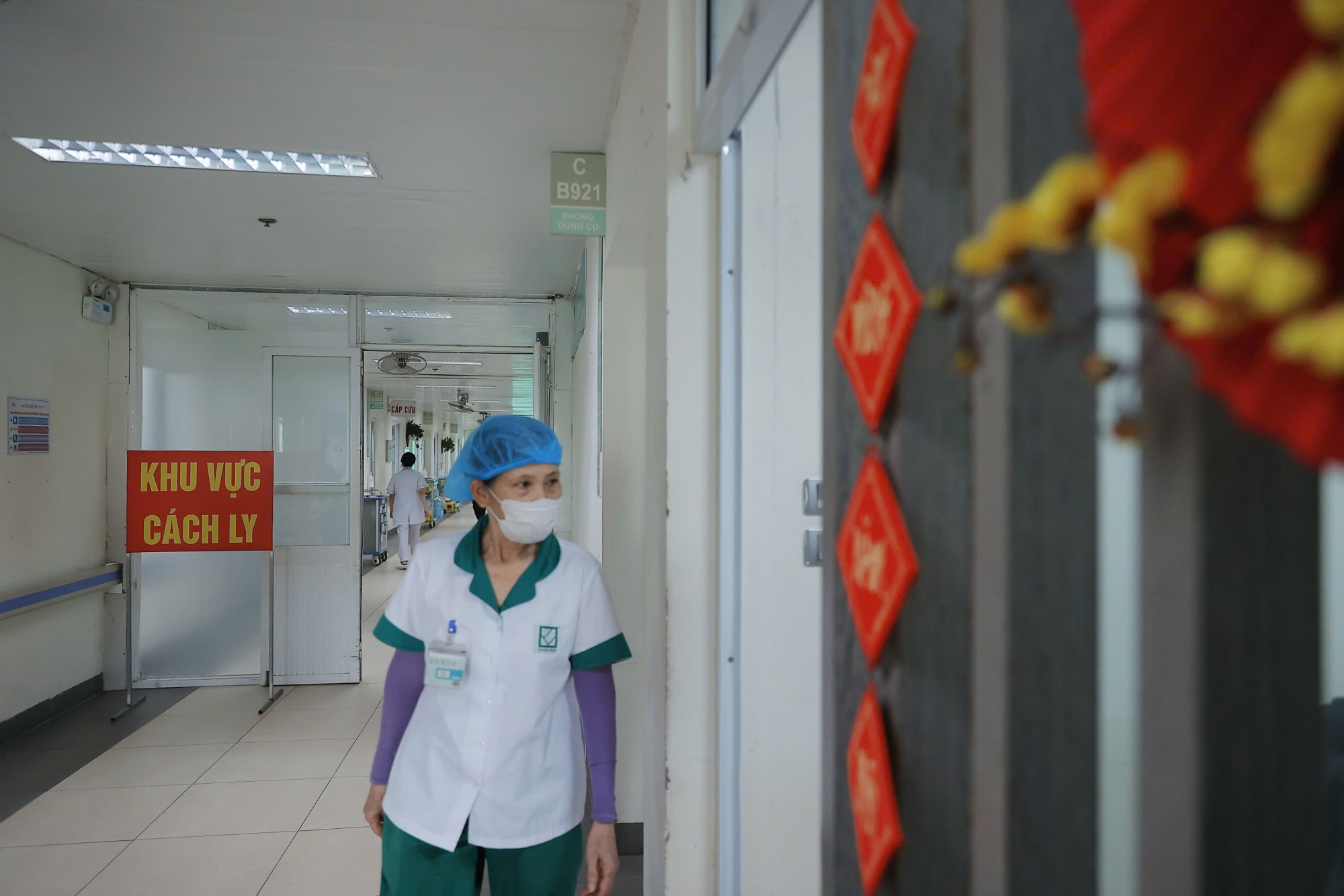 Khu vực cách ly một số mặt bệnh truyền nhiễm tại Bệnh viện Thanh Nhàn - ảnh BVCC
