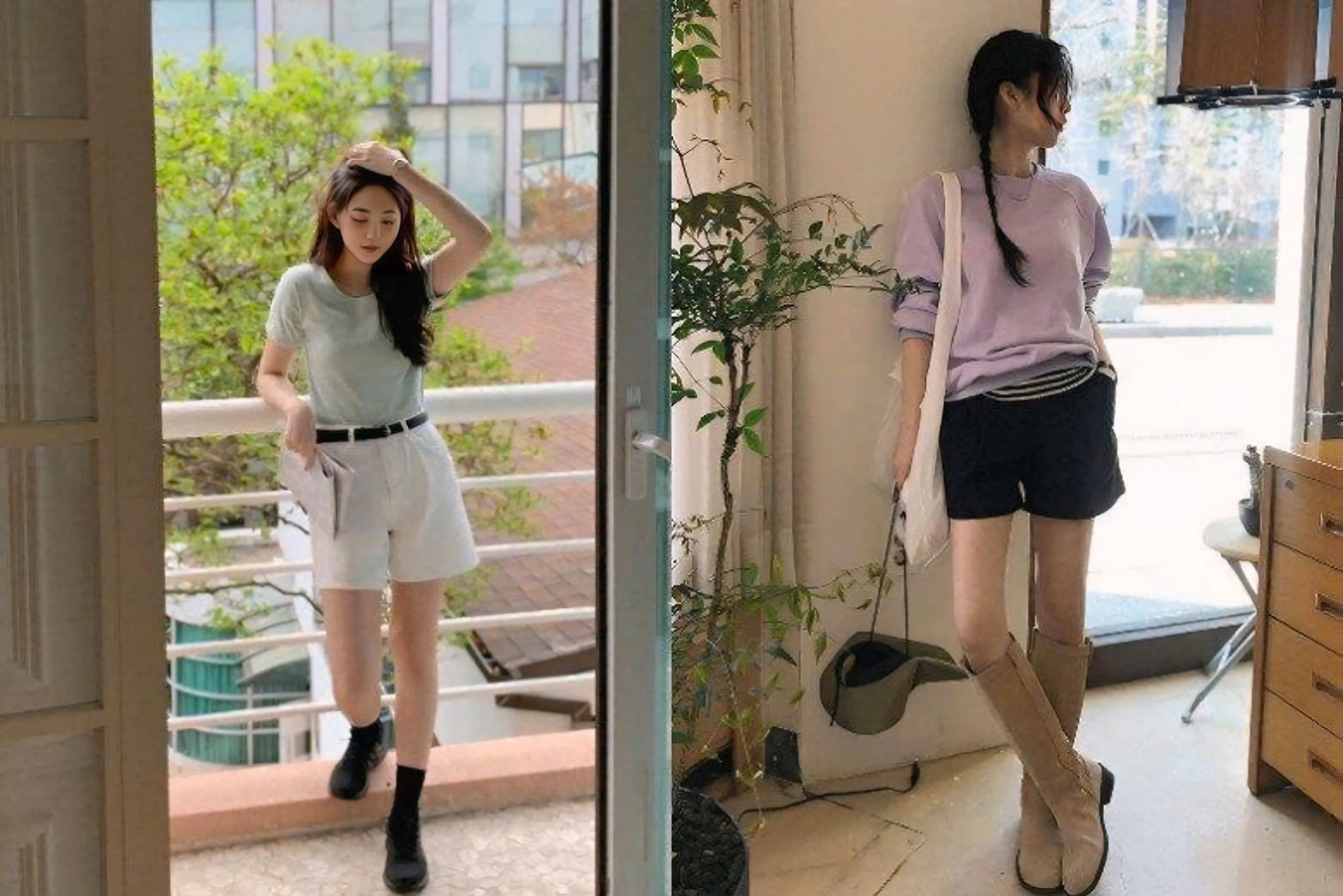 Quần short chữ A: Giống như váy chữ A kinh điển, quần short chữ A có phần ống rộng hơn phần eo, tạo nên phom dáng xòe nhẹ giúp che khuyết điểm phần đùi to hiệu quả. Do đó nên item này là lựa chọn lý tưởng cho những cô gái có phần đùi to hoặc muốn tạo cảm giác cân đối cho phần thân dưới.