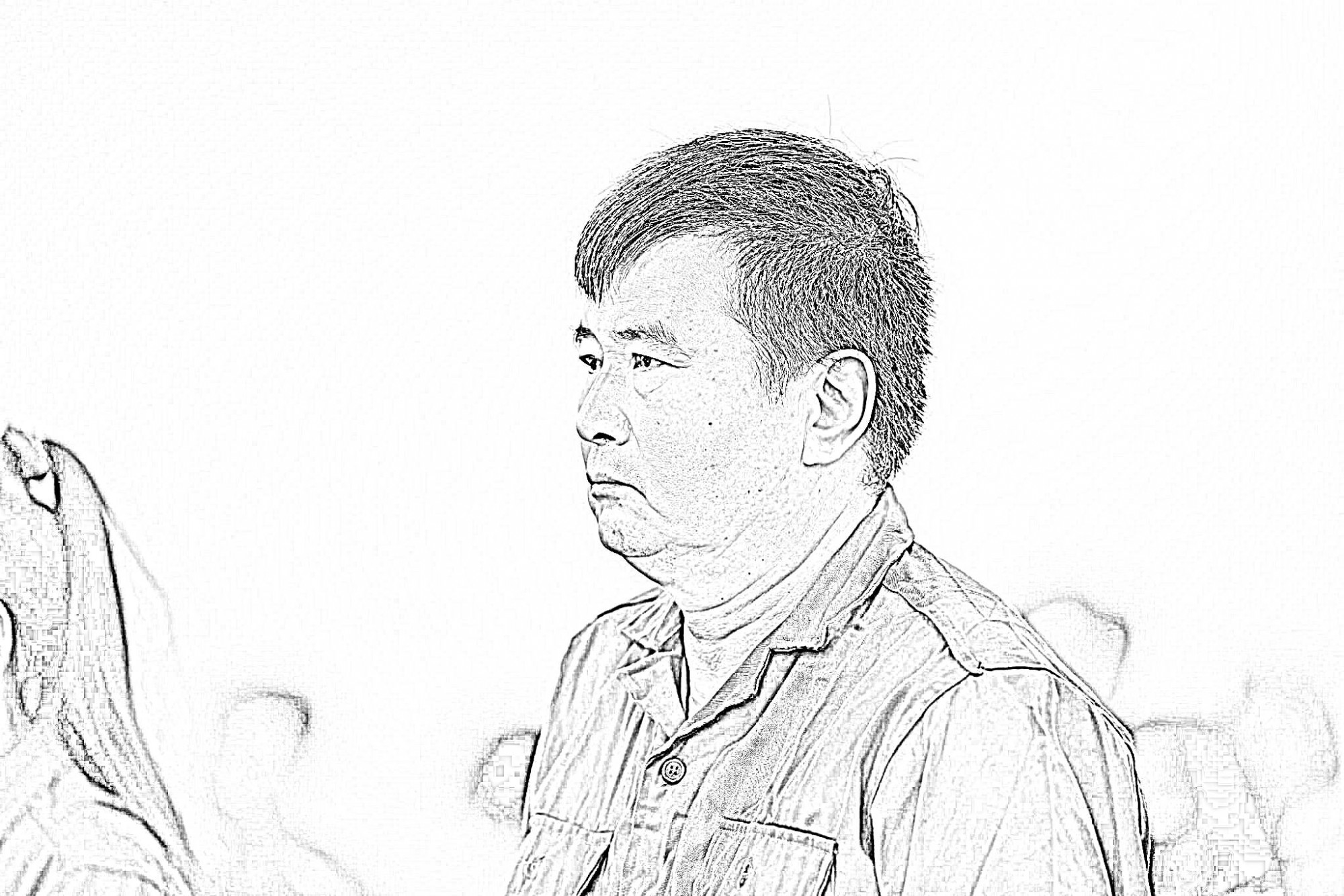 Bị cáo Nguyễn Lộc An tại tòa. Ảnh: MC