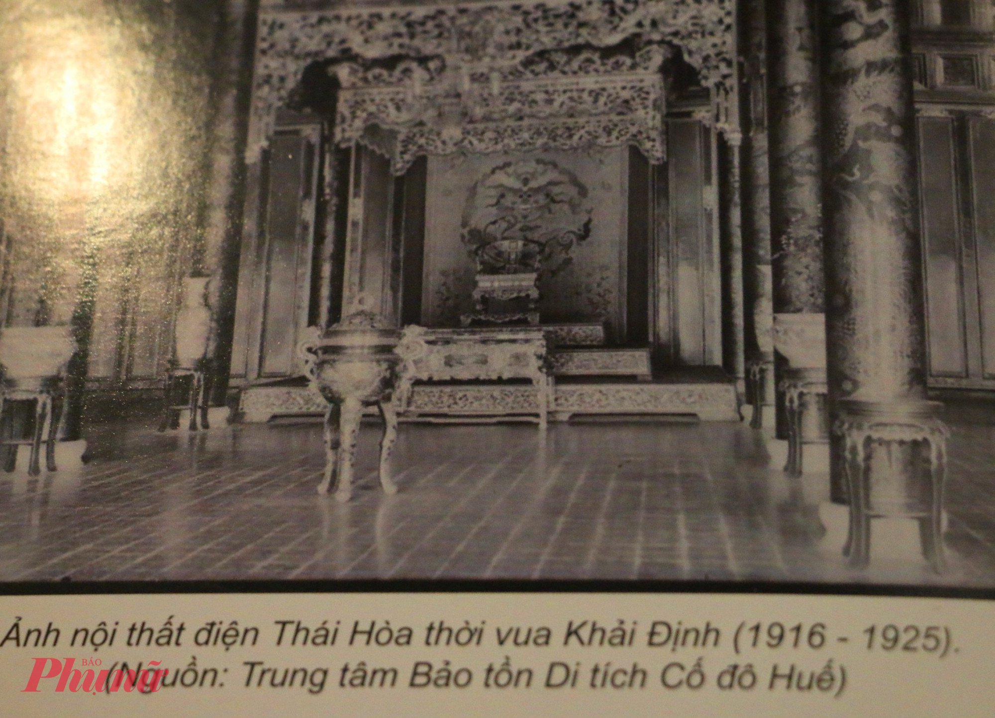 Không gian điện Thái Hòa, Đại Nội Huế thời vua Khải Định