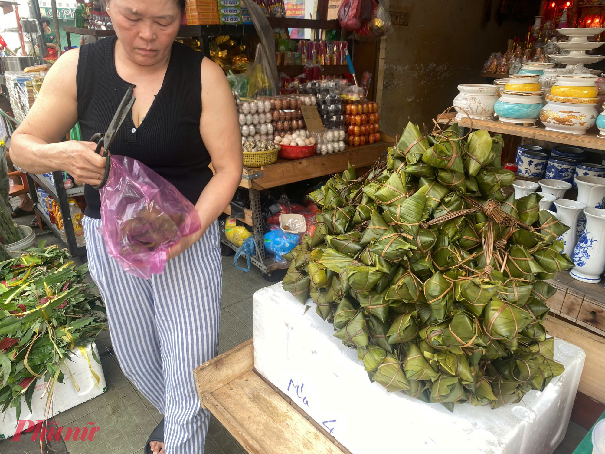 Tại chợ An Nhơn (quận Gò Vấp, TPHCM), sức mua của người dân cũng khá thấp. 