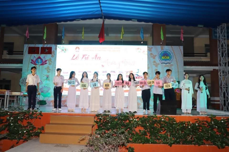 Tiết mục văn nghệ do HS biểu diễn  - Ảnh tác giả cung cấp