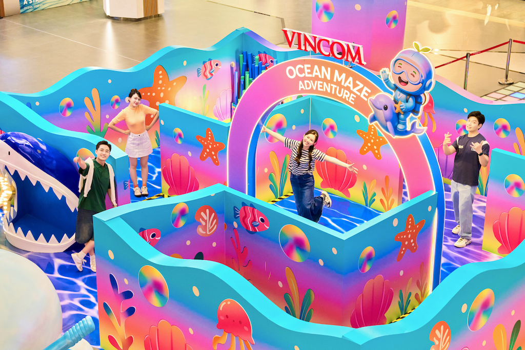 Thế giới đại dương thu nhỏ khiến cả các gia đình và bạn trẻ thích thú tại các Vincom Mega Mall - Ảnh: Vingroup