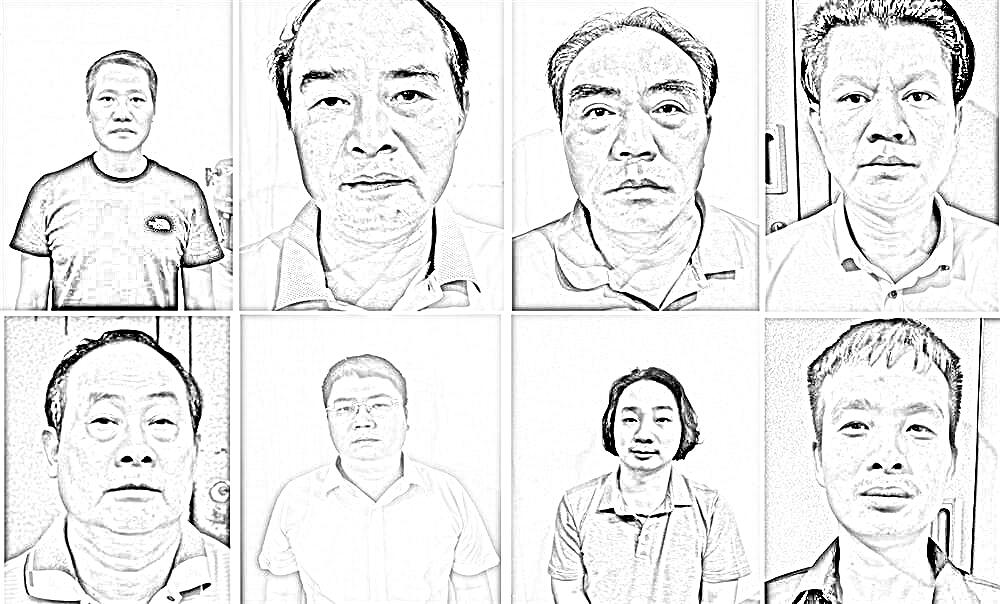 Các bị can bị khởi tố - Ảnh: CACC
