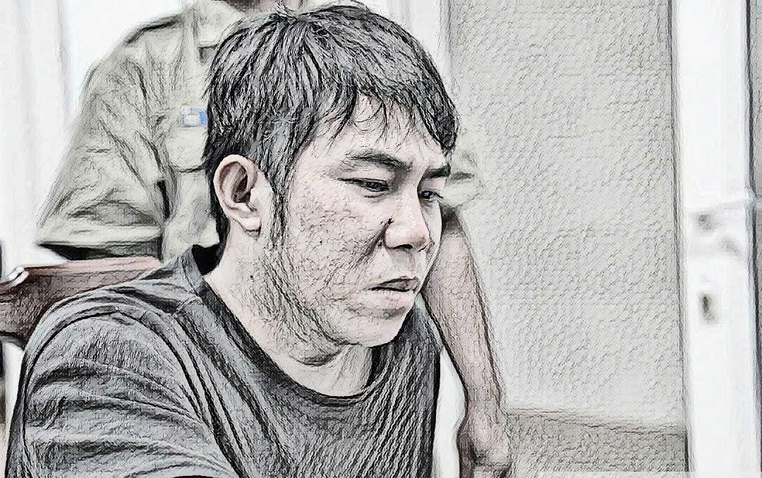 Đối tượng Nguyễn Văn Lộc tại cơ quan điều tra 