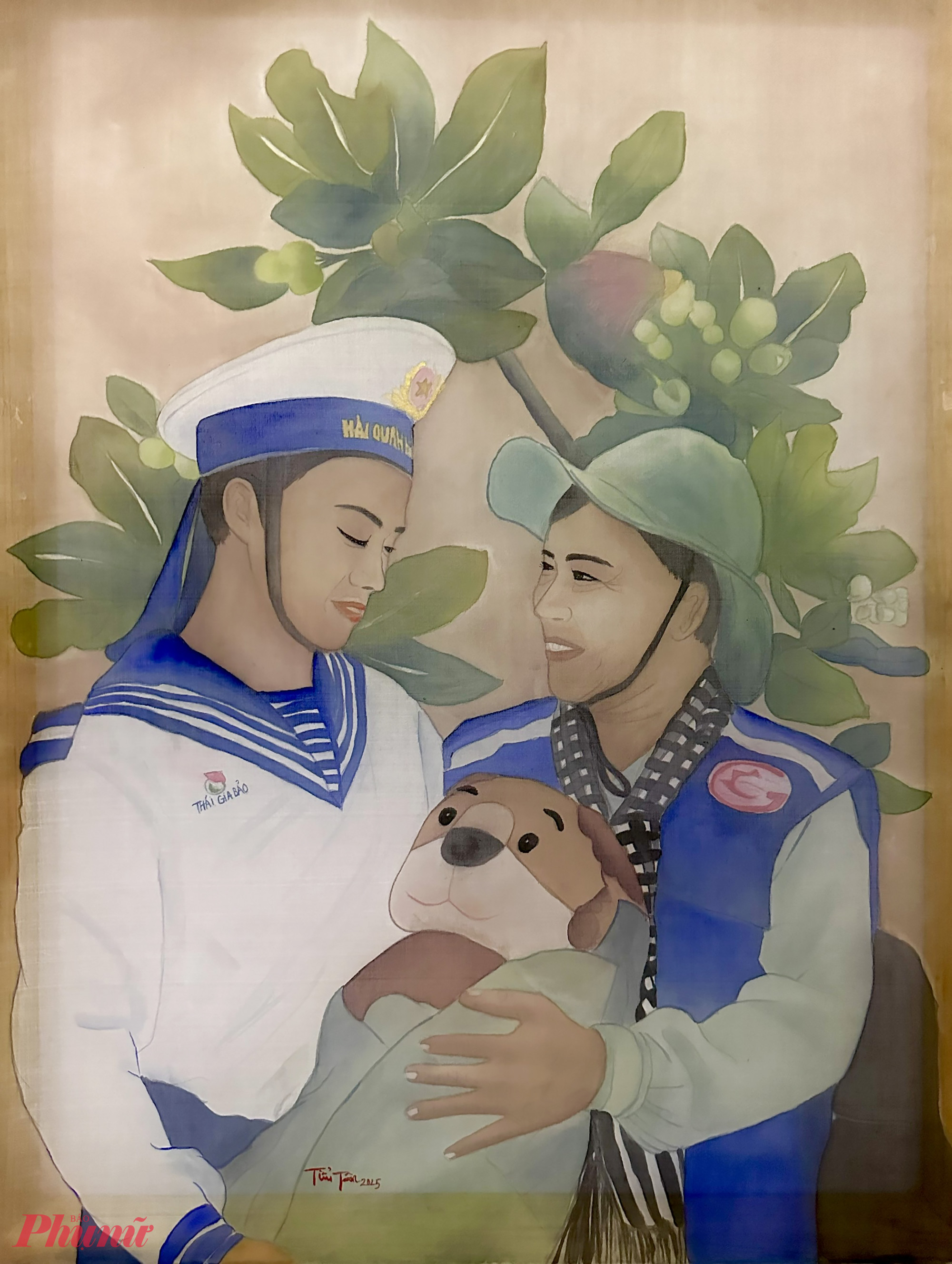 Tranh con dẫu lớn của hoạ sĩ Tiểu Tân