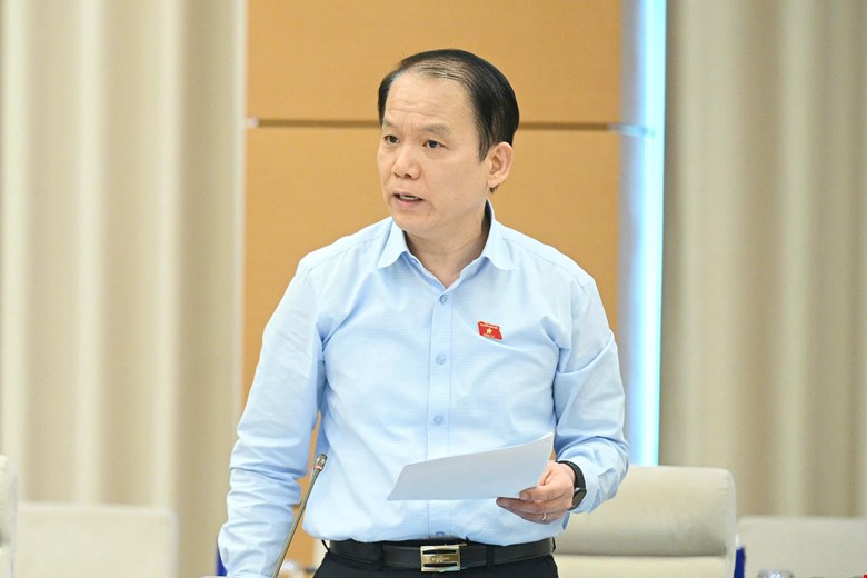 Ghép tên xã và huyện như phường Xuân Hương - Đà Lạt là quá dài Chủ nhiệm Ủy ban Pháp luật và Tư pháp Hoàng Thanh Tùng - ảnh: QH