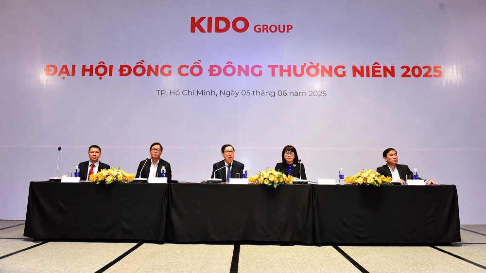 Đại hội cổ đông thường niên 2025 của Tập đoàn KIDO tổ chức sáng 5/6 - Ảnh: Ngọc Thùy