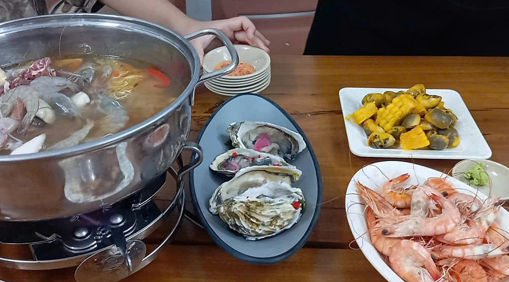Các món ăn tại nhà hàng các bệnh nhân đã ăn. 