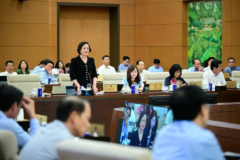 Bộ trưởng Bộ Nội vụ Phạm Thị Thanh Trà - ảnh: QH
