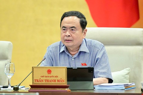 Chủ tịch Quốc hội Trần Thanh Mẫn - ảnh: QH