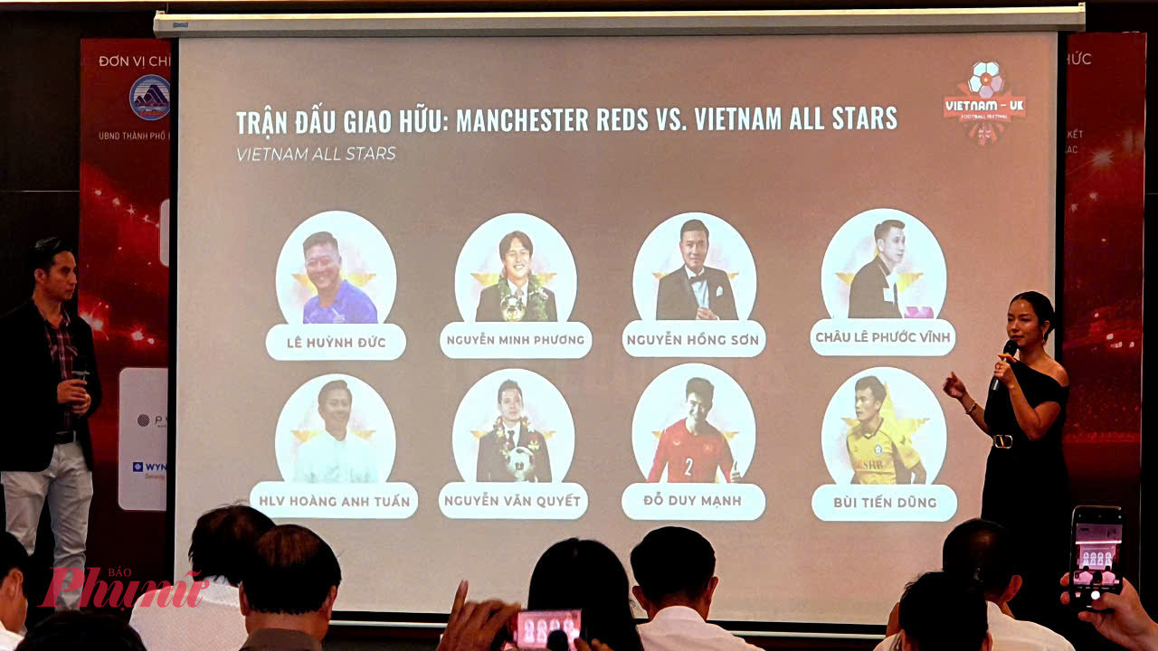 Dàn toàn sao của Việt Nam sẽ tham gia trận đấu