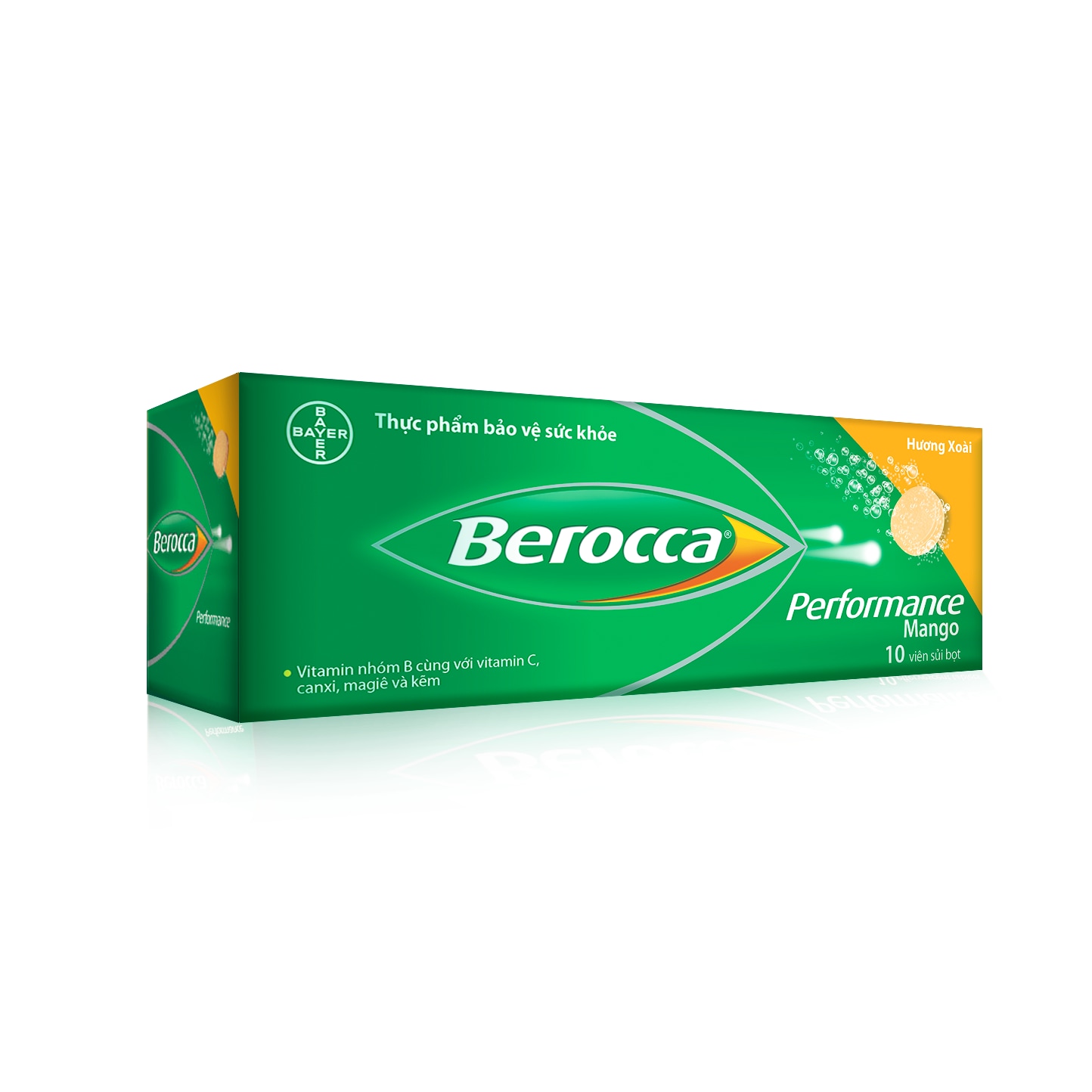 Thu hồi giấy công bố tiếp nhận sản phẩm của viên sủi Berocca Performance 