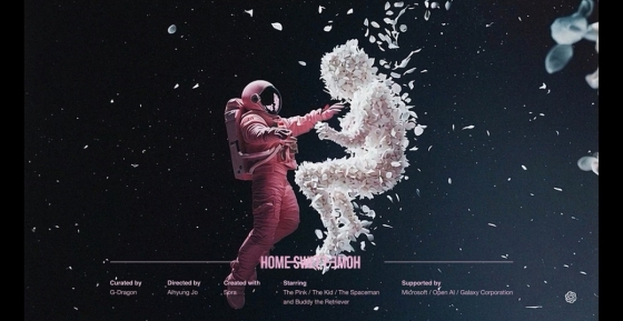 Một cảnh trong MV Home Sweet Home do AI tạo ra