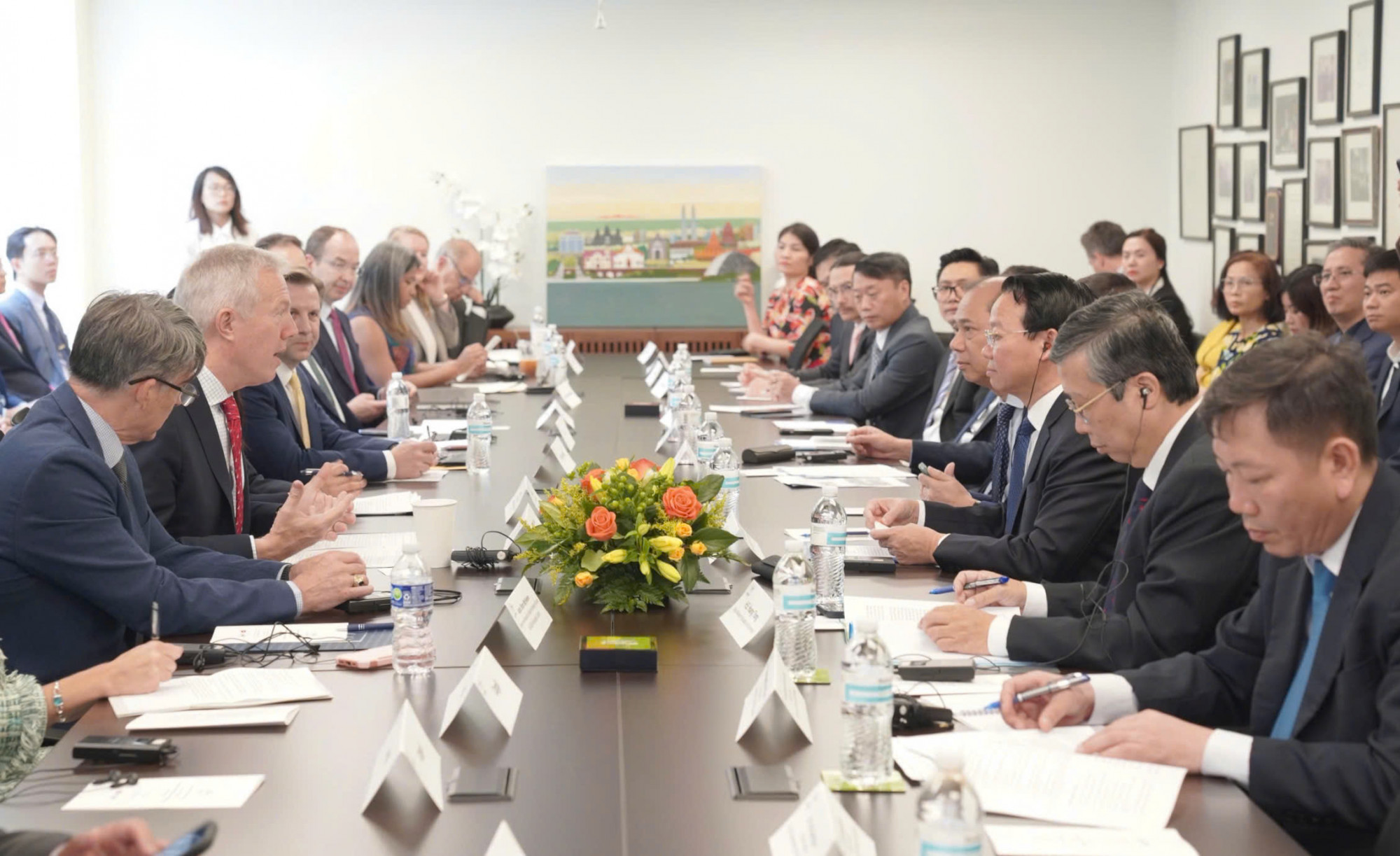 Buổi làm việc giữa Bộ Nông nghiệp và Môi trường Việt Nam và Hội đồng Kinh doanh Hoa Kỳ - ASEAN (USABC). Ảnh: Đoàn công tác.