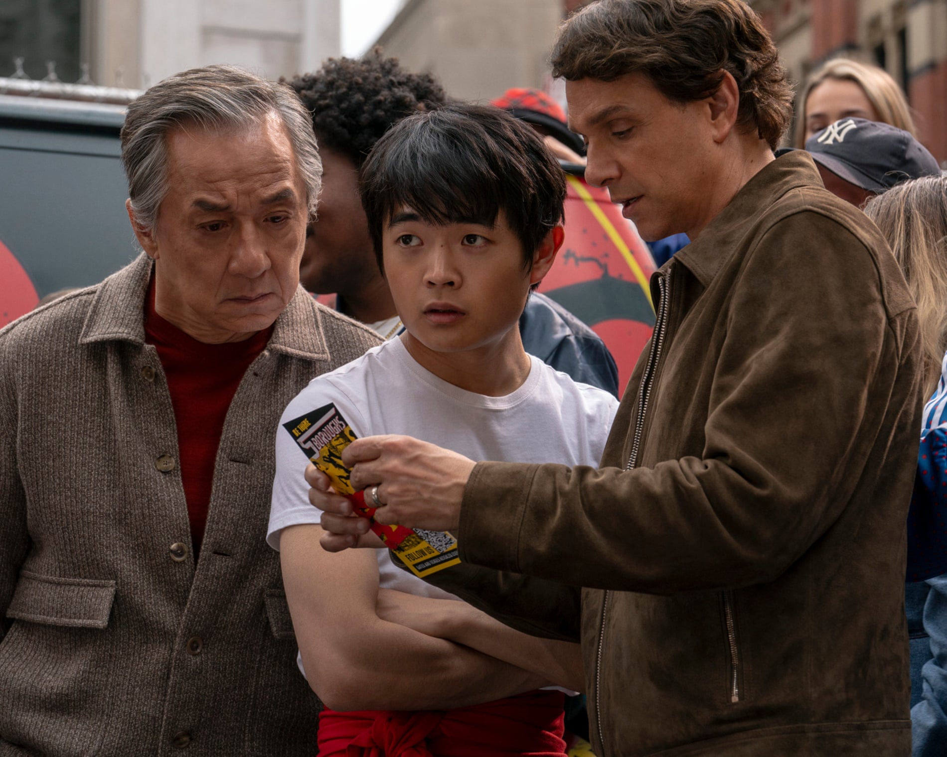 Thành Long, Ben Wang và Ralph Macchio đều tròn vai 