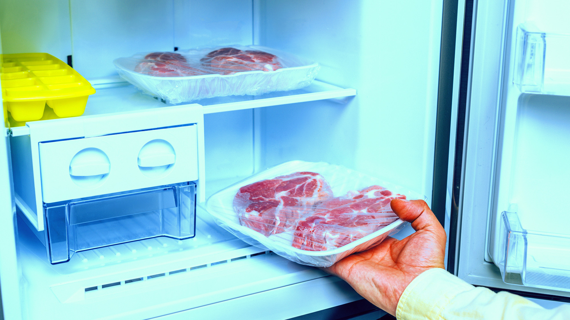 2. Kiểm soát nhiệt độ tủ lạnh chuẩn xác: Tủ lạnh nên được duy trì ở nhiệt độ 5°C hoặc thấp hơn. Bạn nên mua thêm nhiệt kế tủ lạnh vì mặt số tủ lạnh không phải lúc nào cũng chính xác. Đồng thời, không nên nhồi nhét quá nhiều đồ trong tủ lạnh, vì không khí cần lưu thông để duy trì nhiệt độ ổn định. Mở cửa tủ lạnh càng ít càng tốt để tránh thất thoát hơi lạnh - Ảnh: Seafoodd