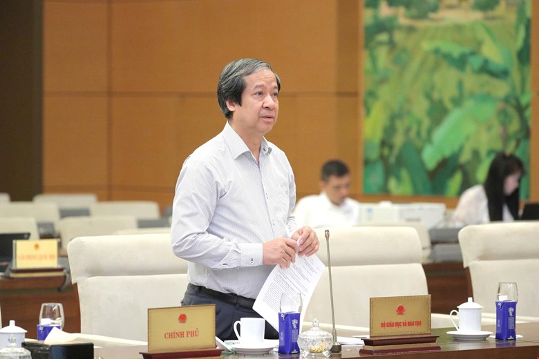 Bộ trưởng Bộ GD-ĐT Nguyễn Kim Sơn - ảnh: Media Quốc hội