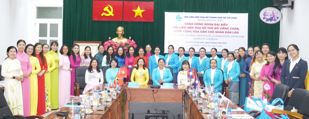 Hội LHPN TPHCM và Hội LHPN Viêng Chăn: Nhịp cầu bền chặt cho tình hữu nghị Việt - Lào Hội LHPN TPHCM và Hội LHPN thủ đô Viêng Chăn (Lào) có buổi làm việc đánh giá kết quả hợp tác giữa 2 đơn vị, giai đoạn 2022-2026