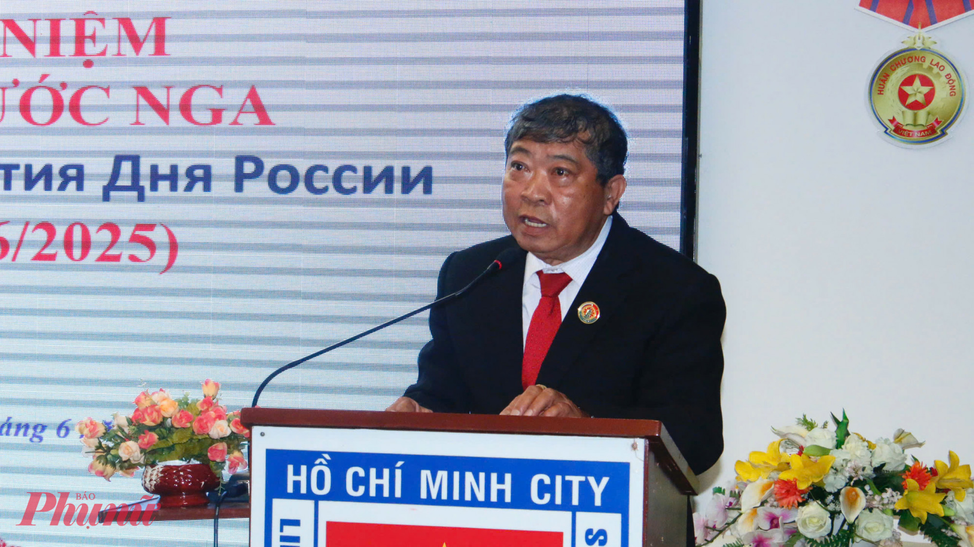 ông Hoàng Minh Nhân – Chủ tịch Hội hữu nghị Việt – Nga TPHCM