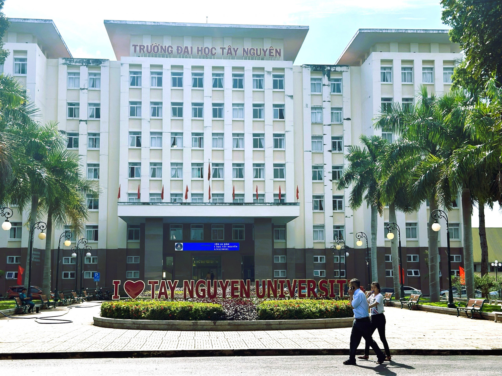 Trường ĐH Tây Nguyên. Ảnh: Bảo Trung