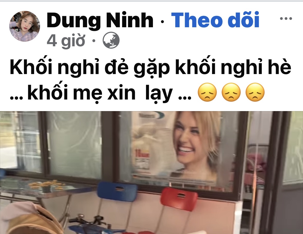 Dòng trạng thái khiến người xem không nhịn được cười  của một tài khoản. Ảnh chụp màn hình.