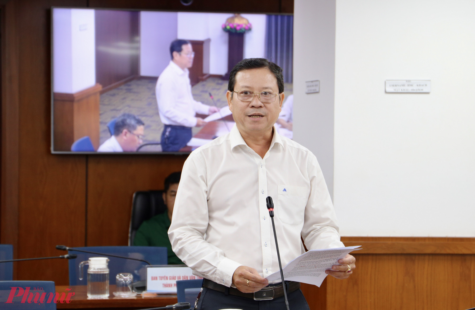 Ông Nguyễn Hoàng Hưng, Trưởng phòng Xây dựng chính quyền và công tác thanh niên, Sở Nội vụ TPHCM, đã có thông tin về việc sắp xếp đội ngũ cán bộ, công chức cấp xã - Ảnh: Thanh Tâm