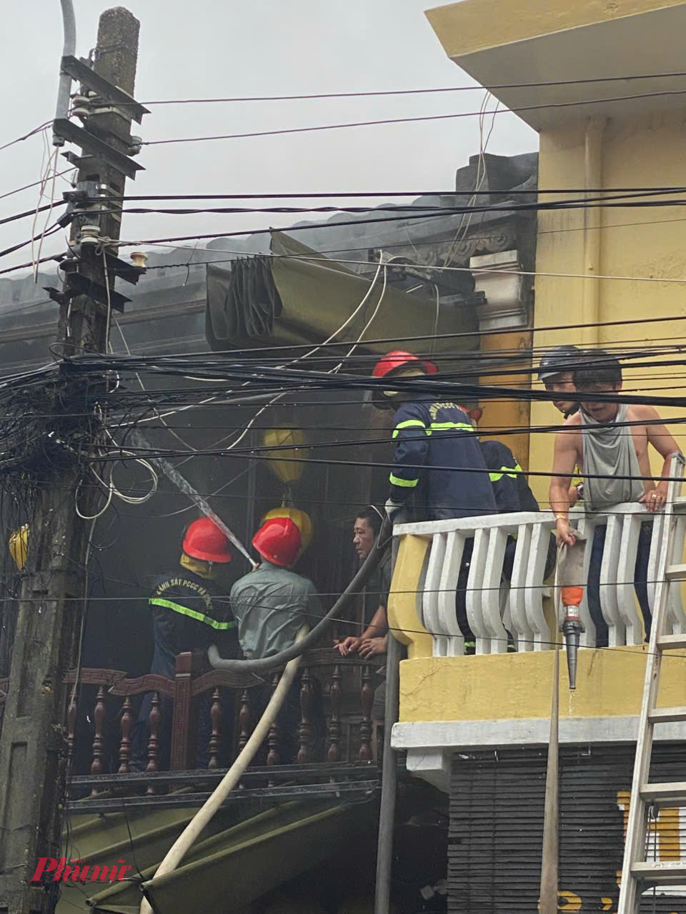 Khu vực xảy ra cháy nằm trong khu vực lõi phố cổ Hội An