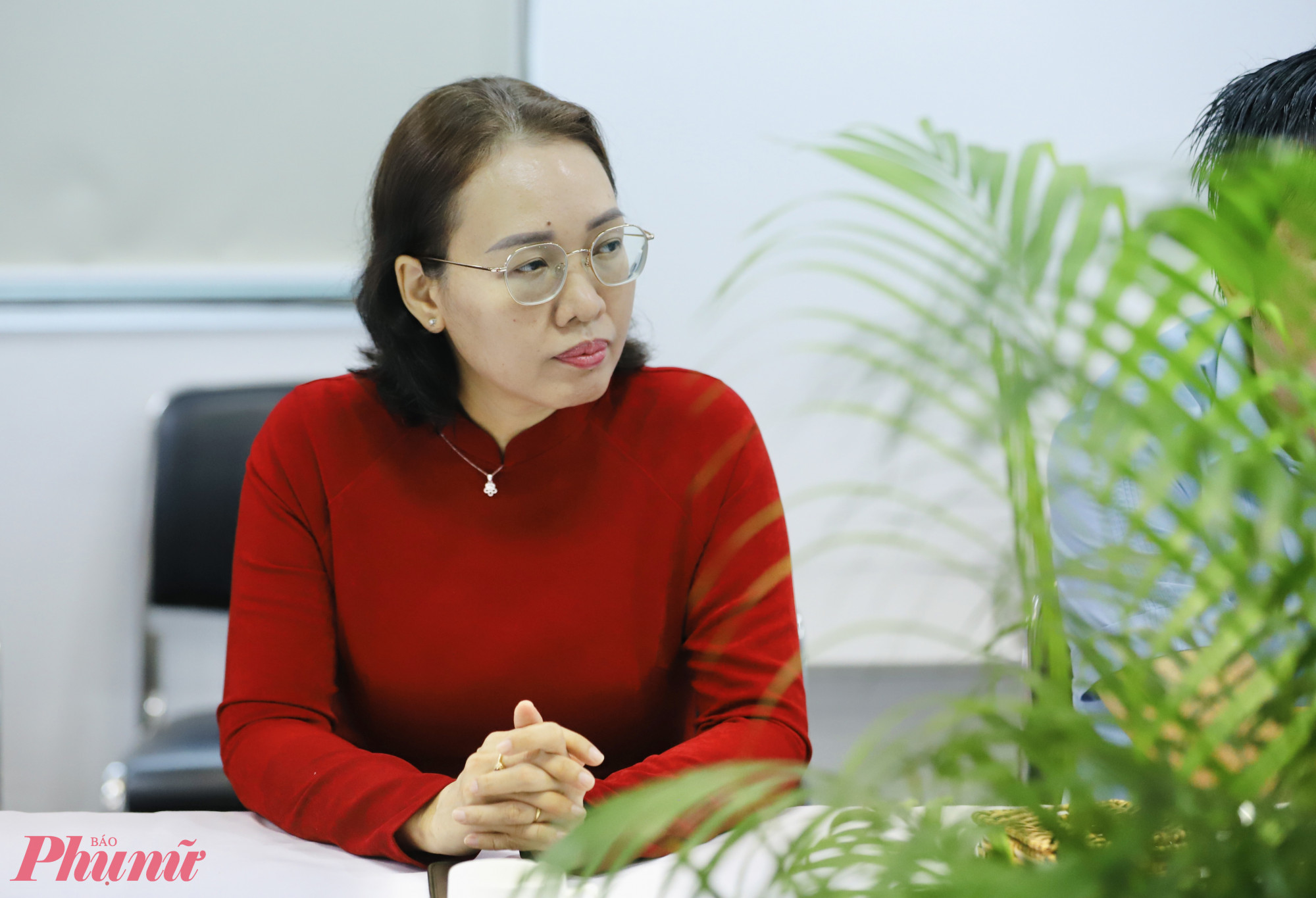 Bà Nguyễn Ngọc Hương Nhu - Thư ký Chi hội Nhà báo Báo Phụ nữ TPHCM