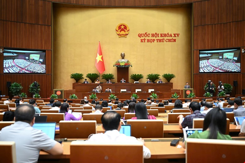 Dấu mốc lịch sử: Quốc hội chính thức thông qua sửa đổi Hiến pháp Quốc hội biểu quyết thông qua Nghị quyết sửa đổi, bổ sung một số điều của Hiến pháp - ảnh :QH